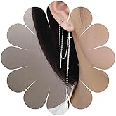 Yheakne Boho Star Threader Earrings Silver tassel threader drop earrings Star Tassel Chain Dangle Earrings Long Pull Through Earrings Jewelry for Women