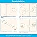 Philorn Child Safety Locks for Cabinets, Baby Proof Safety Latches, Safety Straps for Doors/Drawers/Refrigerator/Cupboard/Toilet & More. No Tools/Drill. Pre-Applied Long-Lasting 3M Adhesive [8 Packs]