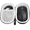 Hard Travel Case For Logitech G PRO X SUPERLIGHT Wireless Gaming Mouse by Aenllosi (Gray)