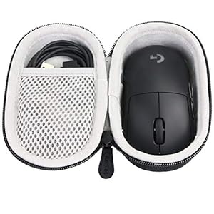 Hard-Travel-Case-For-Logitech-G-PRO-X-SUPERLIGHT-Wireless-Gaming-Mouse-by-Aenllosi-Gray Hard Travel Case For Logitech G PRO X SUPERLIGHT Wireless Gaming Mouse by Aenllosi (Gray)