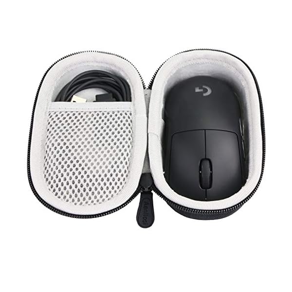 Hard Travel Case For Logitech G PRO X SUPERLIGHT Wireless Gaming Mouse by Aenllosi (Gray)