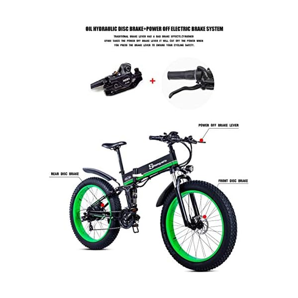 €1,499.00 Shengmilo Bici elettriche 26 Pollici, Bici elettrica piegante di  Montagna, Bici elettrica della Batteria 1000W 48V13ah E… - bikewebshop.it