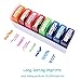 Teacher Stamp Set Self-Inking Motivation School Classroom Teacher Grading Stamp Set and Tray for Homework School Classroom (8-PCS)1 Pack