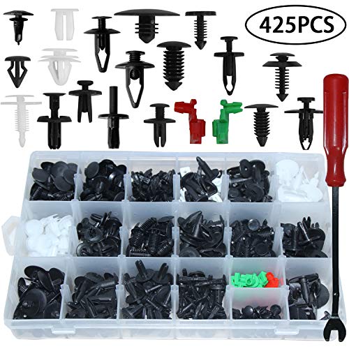 Auto Clips Car Body Retainer Assortment Clips Set Tailgate Handle Rod