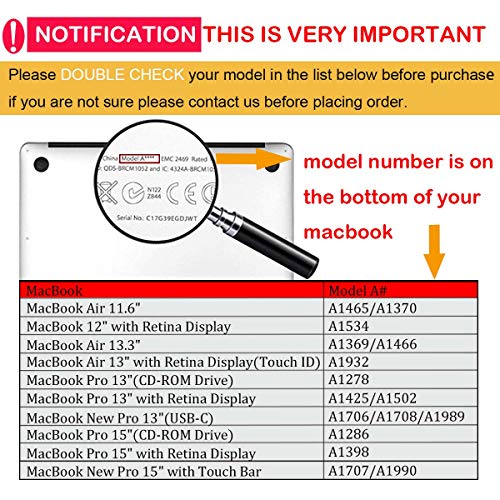 Laptop Case,MacBook Case Sunflower Hard Shell Cover, Keyboard Cover, Screen Protector Smooth Matted for MacBook Air 13.3 Inch A1369/A1466 Models