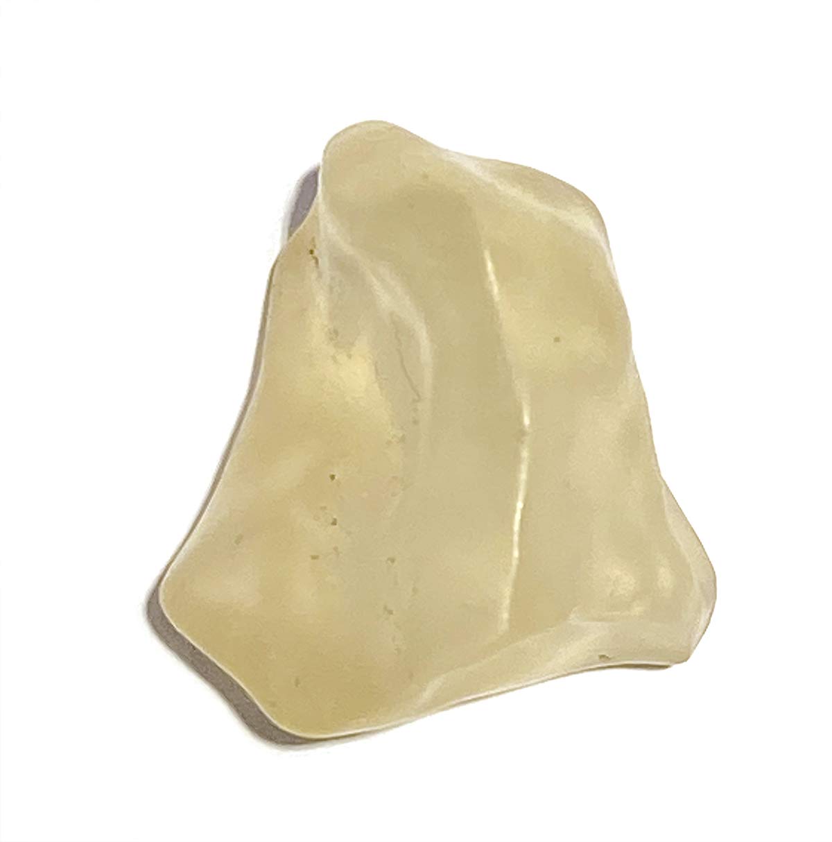 Starborn Golden Tektit Lybian Desert Glass 25-50 Carat, One Piece