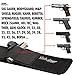 Black Stars Elastic Waistband Holster for Women Men - Comfortable Concealed Carry Belly Band Holster for Pistols Revolvers - Gun Holder