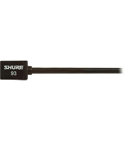 Shure DuraPlex Omnidirectional Lavalier Mic, MTQG Connector, Black