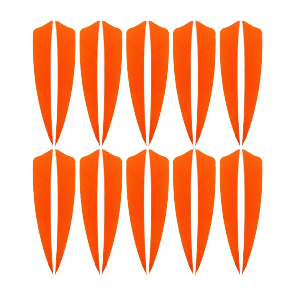 DONGKER Archery Fletchings,20pcs 4" Arrows Turkey Feather Fletching Vanes for DIY Archery Hunting,Target,Shooting