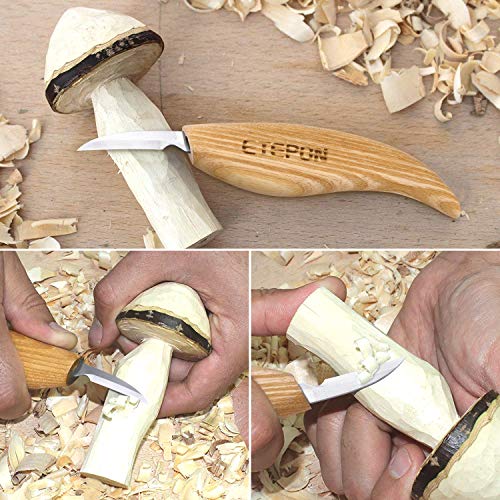 ETEPON Wood Carving Tool Detail Carving Knife for Fine Wood Chip Carving and Small Detail Whittling, Beginners & PROs' First Choice ET006
