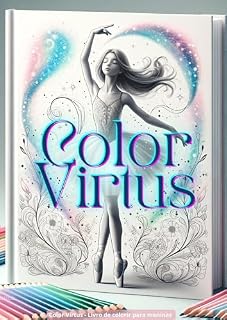 Livro Color Virtus para Meninas - vol.1: Livro para coloris com ilustrações exclusivas.