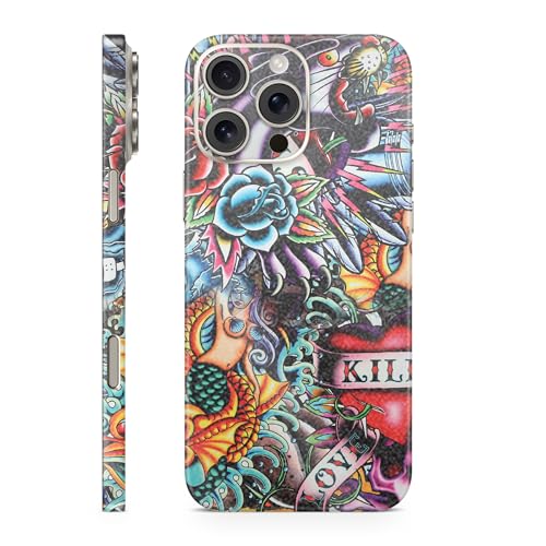 Glossy Glitter Phone Skin Compatible with Apple iPhone 16 Pro Max - Old School…
