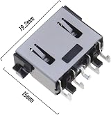 Create idea 2Pcs DC Power Jack Charging Port for Lenovo Legion Y530 Y540 Y7000 view 4