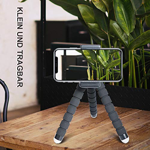Handy Stativ Mit Bluetooth Fernbedienung Dreibein Für Kamera Und Smartphone Lightweight Flexibel Mini Tripod Im Freien(S… – Bild 6