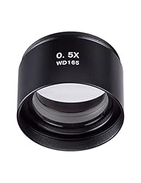 VIPFIX SM05 0,5X Lente Barlow Super Widefield Asistido auxiliar Len para SM Series Stereo Zoom Microscopio