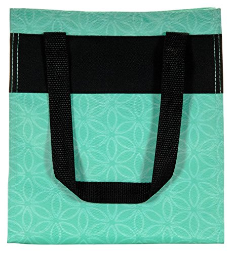 image for Allsop 31612 Flower of Life Gaiam Lunch Tote, Teal, Teal Flower of Lif