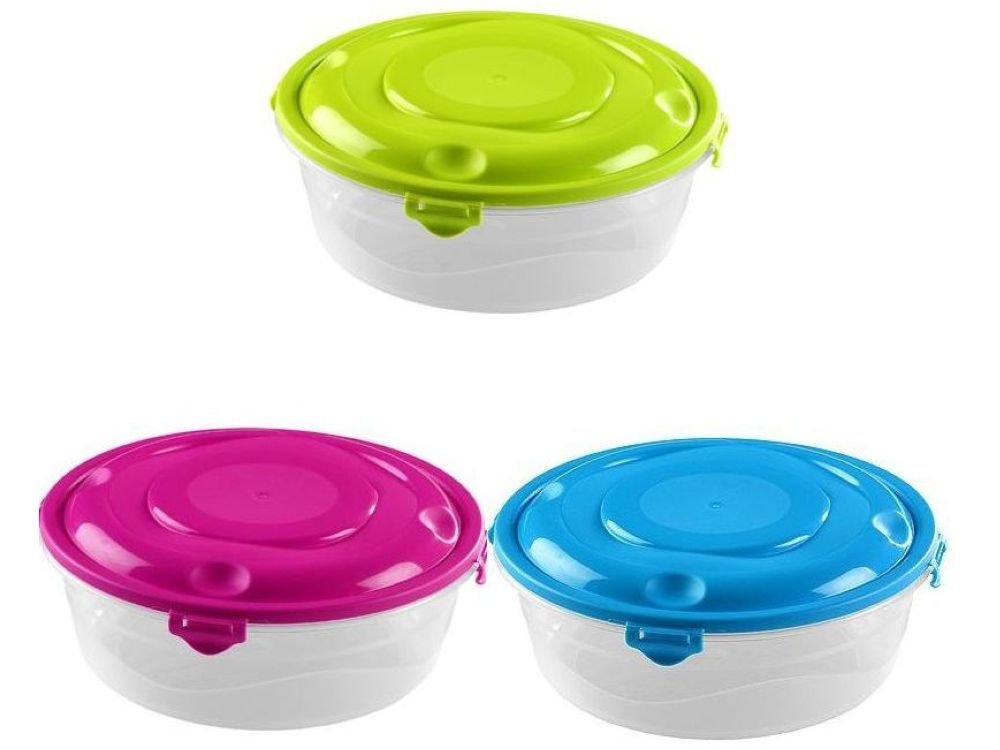 Hega Moscow 4 Clips Round Lunch Box 0.5 Litre