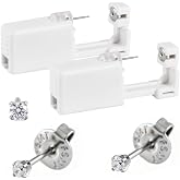 CHUANCI Pair Disposable Sterile Ear Piercing Gun Ear Cartilage Tragus Helix Piercing Unit NO PAIN Piercer Tool Machine Kit Stud Choose Design