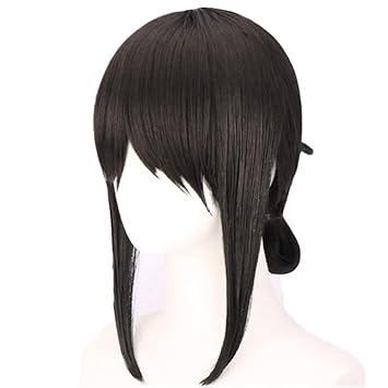 Amazon Com Anogol Hair Cap Black Wig For Women With Bangs