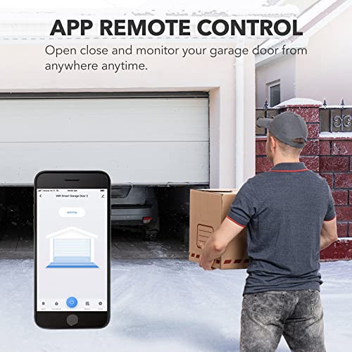 HBN Smart Garage Door Opener Connected WiFi Garage Door Control