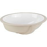 Signature Hardware 447970 Mangrove 20" Vitreous China Undermount Bathroom Sink - White