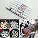 HUBEE Universal Waterproof Permanent Paint Marker Pen Car Tyre Tire Tread Rubber Metal (White)
