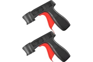 (2- Pack) Instant Aerosol Trigger Handle , Instantly Converts Spray Cans into Spray Guns - Full Hand Grip, Reusable, Easy to 