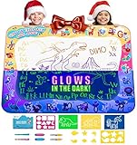 Kids Water Doodle Drawing Pad Mat Gift Toy Aqua