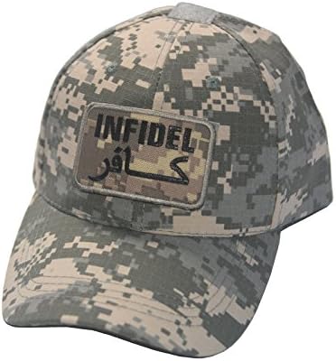Tactical ACU Camouflage Cap Adjustable Hook and Loop Starp (Infidel)