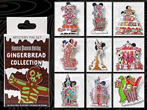 Amazon ナイトメアービフォアクリスマスジンジャーブレッドミステリーピン9種セットusディズニーランド限定ホーンテッドマンションホリデーでぃずにー 不朽 名作 アニメ 萌えグッズ 通販