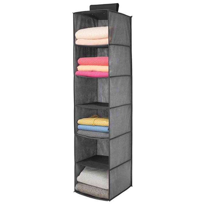 Amazon.de: mDesign hängender Stoffschrank aus Kunstfaser - 6