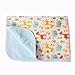 Portable Changing Pad Waterproof Diaper Change Mat Large Size Multi-function [Home & Travel] Mat Any Places Bed Play Stroller Crib Car Mattress Pad Cover (Frog & Giraffe, XL (27.56 x 47.2 Inch)