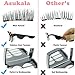 Magnetic Eyelashes 3 or 2 Magnets Magnetic Lashes Natural Full Eye Magnetic Fake Lashes Ultra Thin Magnet Eyelashes 3D False Eyelashes 3 Lash Magnet with Eyelash Applicator(2 Pairs)