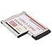 SHINESTAR 54mm Express Card to 2 Dual Port USB 3.0 HUB Adapter Converter Card Super-Speed