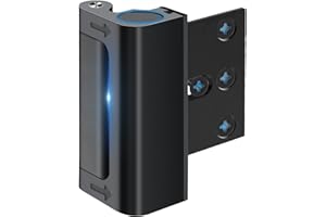 Yomisga Home Security Door Lock Reinforcement Safety Latch Extra Front Doors Security Devices Withstand 800 lbs, Anti Door Kick in Security Protector for Door Inside, Child Proof Aluminum Door Locks