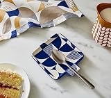 Cooksmart Bauhaus Geo Ceramic Spoon Rest - Elegant Kitchen Accessory view 4