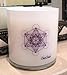 3 Wick Large Wild Orchid Sandalwood Scented Candles for Home, Hand-Poured Aromatherapy Candle Sets for Women Gift with Metatron's Cube, Made of Palm Wax, 50-Hour Burn Time, 14oz - OneSoul Collection