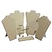 Ikee Design Linen Jewelry Necklace Display Bust for Necklaces, Earrings and Rings