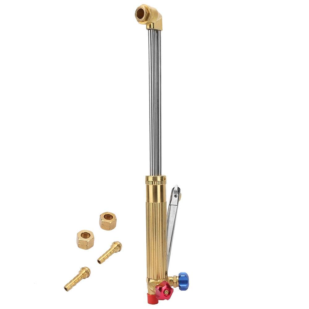 Oxygen Acetylene Cutting Torch Stainless Steel Balanced Pressure Handle 50cm for Electric Welding Cutting Work