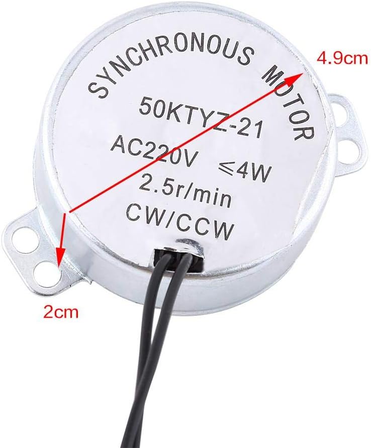 HEEPDD Egg Turner Motor, 220V Incubator Rotator with Connector for Chicken Duck Duck - Image 5