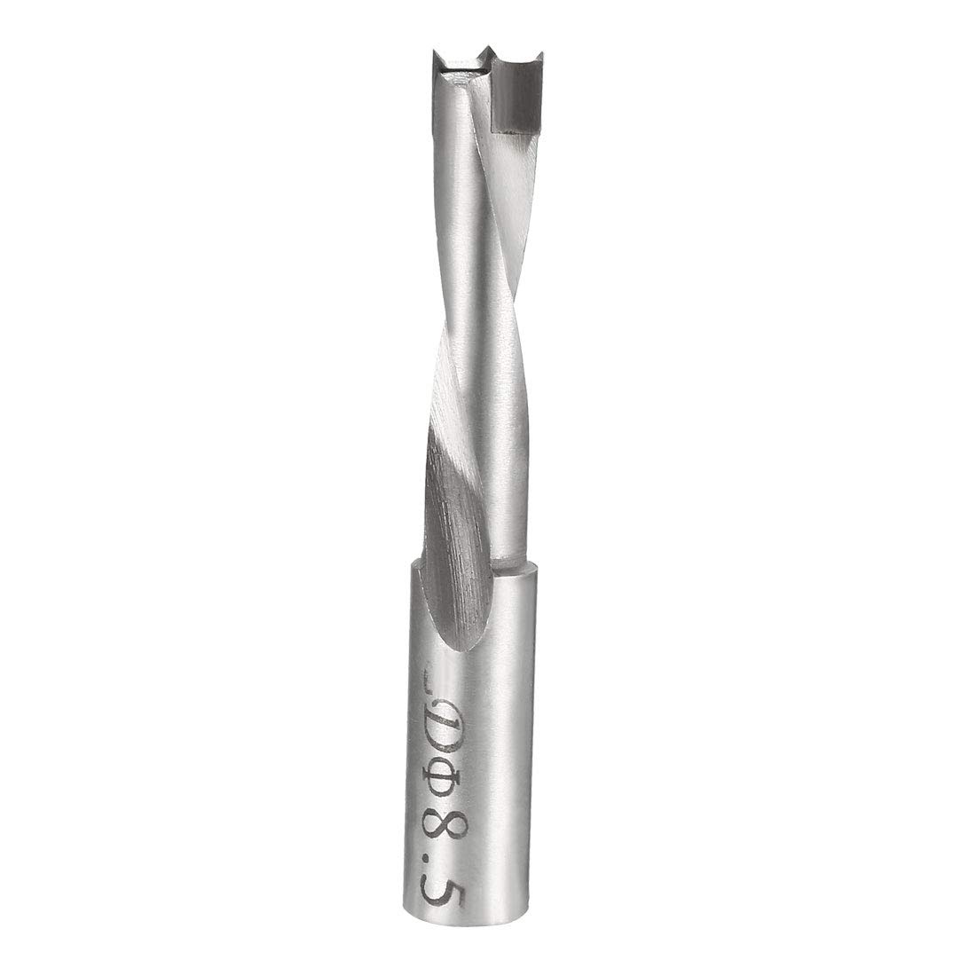 sourcing map Brad Point Drill Bits for Wood 8.5mm x 68mm Left Turning Carbide for Woodworking Carpentry Drilling Tool