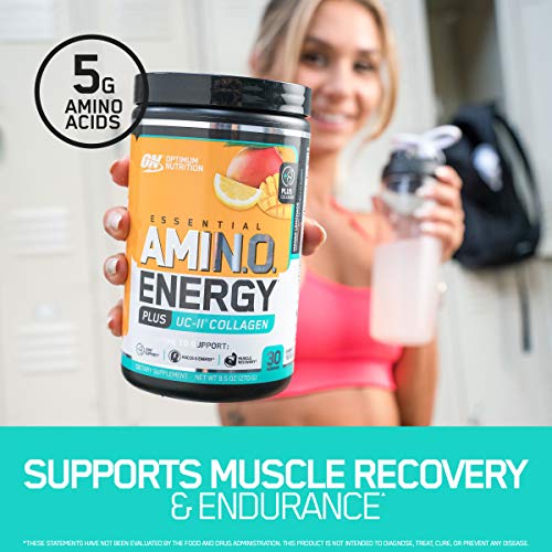 Optimum Nutrition Amino Energy + Collagen Powder Pre Workout, Post