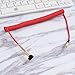 Coiled Stereo Audio Cable 3.5mm Male to Male Stereo (5ft/1.5m) DFrhythm Universal Aux Cord Auxiliary/Aux Cable for Car Smartphone Tablets Headset PC Laptop Speaker MP3 Players(Red)