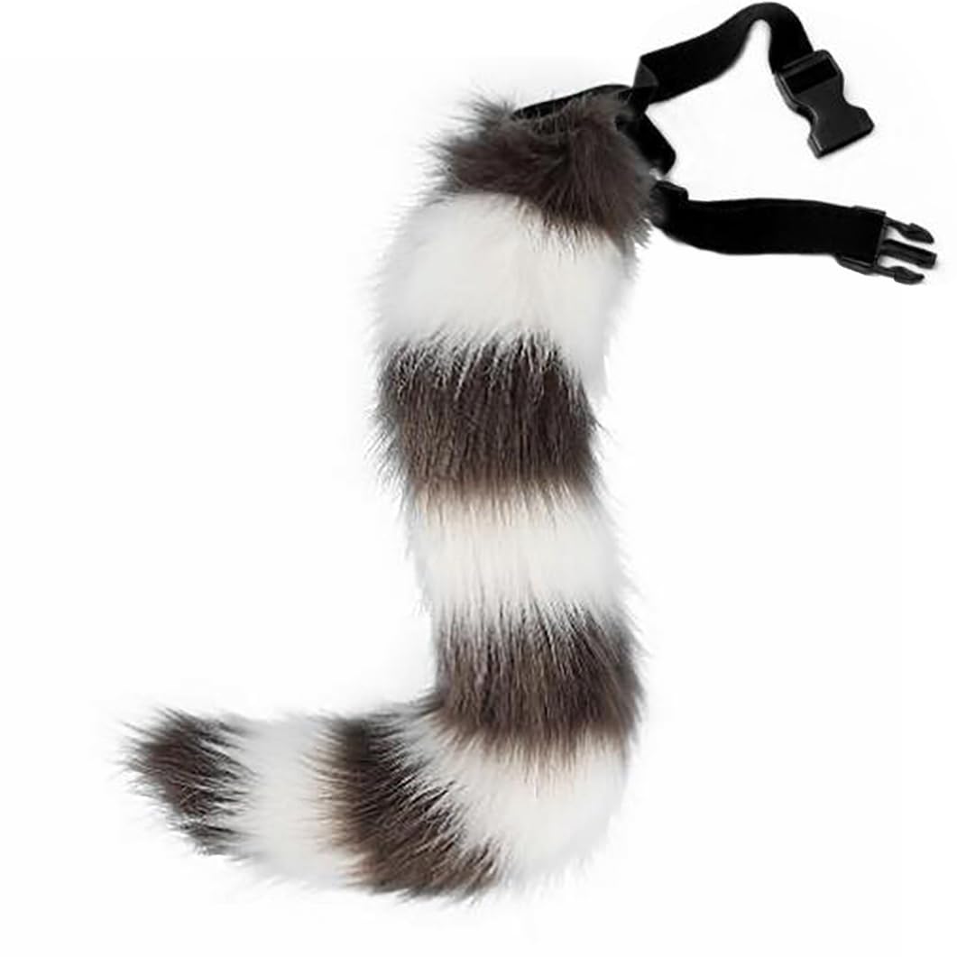 DRESHOW Fox Fur Tail Cosplay Costume Party Super Huge Fluffy Tail for Women — image 1