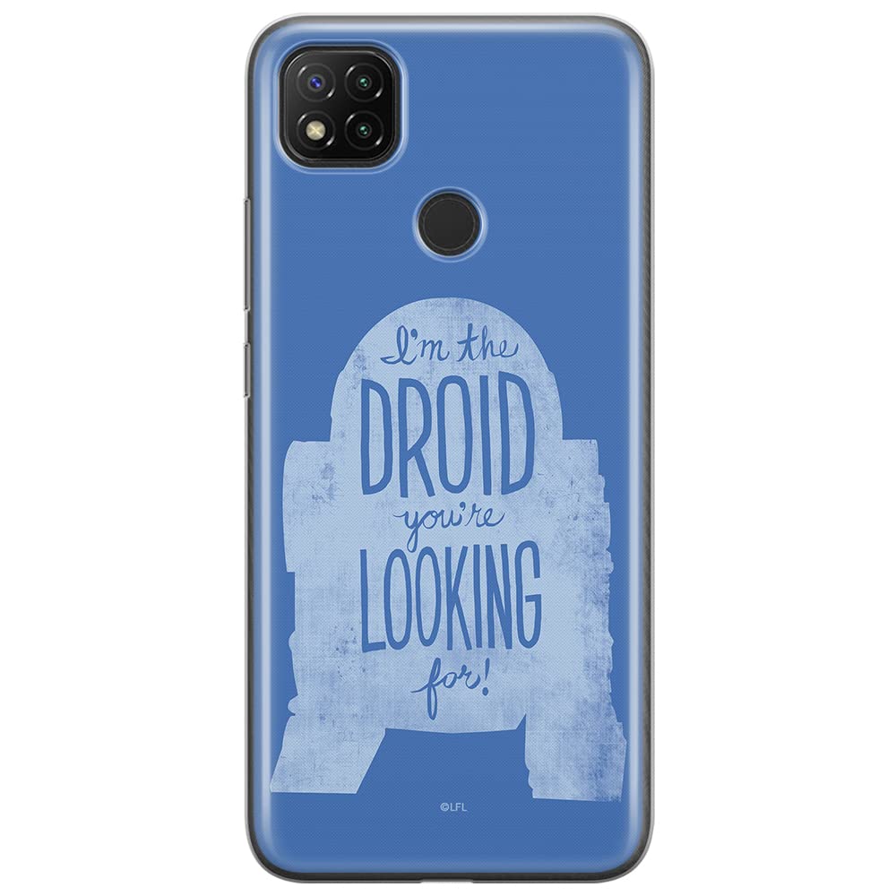 ERT GROUP mobile phone case for Xiaomi REDMI 9C original and officially Licensed Star Wars pattern R2D2 006 optimally adapted to the shape of the mobile phone, case made of TPU