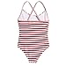 Arshiner Little Girls One Piece Bathing Swimsuit,Hot Pink,160