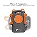 TaoTronics Bike Phone Mount, Bicycle Holder, Universal Cradle Clamp -Fits iPhone 5 / 6 / 6S / 7 / 7 Plus, Galaxy, Pixel / Pixel XL, and More Smartphones - Orange
