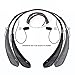 Bluetooth Headset, Osten Design 760 Universal Wireless Bluetooth Earphone 4.0 Music Stereo Earbuds Vibration Neckband Sports Hands-free Headphone for Phone Call for iPhone iPad Samsung (Black)