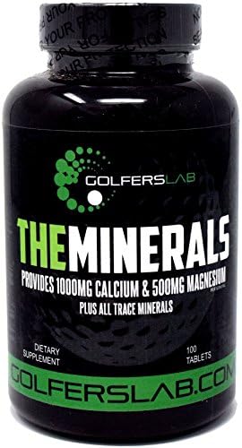 The Minerals - Calcium, Magnesium, Vitamin D3 from Golfers Lab mineral supplement
