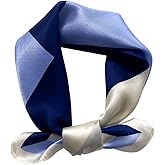 FEIBOON Mulberry Silk Scarfs Neck Scarf 21"x21" Small Square Scarfs hair scarf bandana for Women Gift Packed